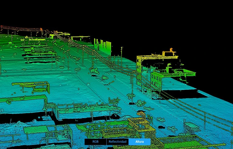 Dron Matrice con Sensor LiDAR