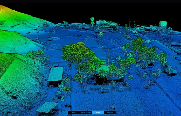 Nube de Puntos LiDAR Clasificada