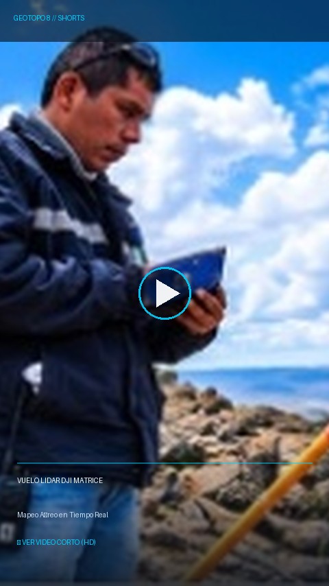 Levantamiento con Sensor LiDAR Aéreo